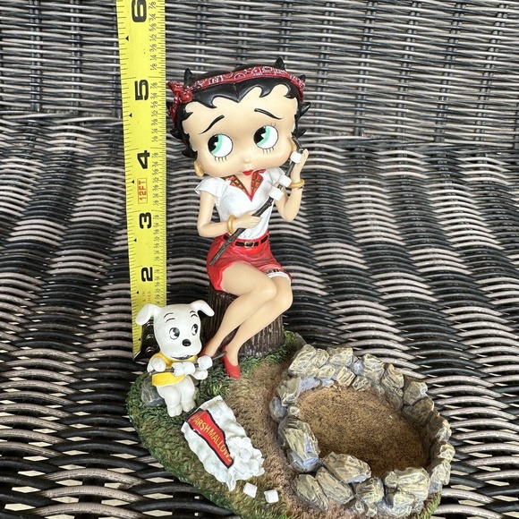Vintage Betty‎ Boop Danbury Mint Lighted Figurine Collection Campers Delight - Picture 11 of 11